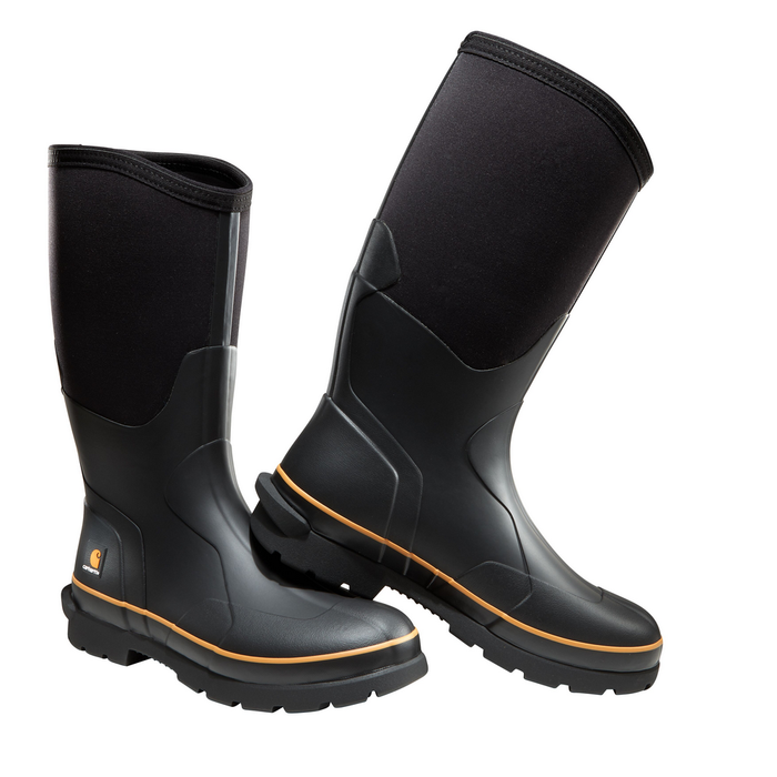 15-INCH NON-SAFETY TOE WATERPROOF RUBBER BOOT - BLK-Black | Carhartt CMV1151