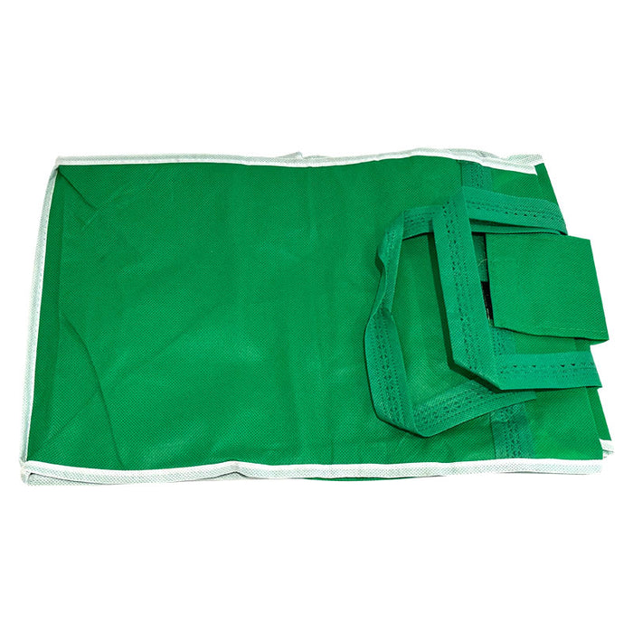 2 pcs Supermarket Shopping Bag Trolley Foldable Reusable Grocery Grab Clips Bag 🇬🇧