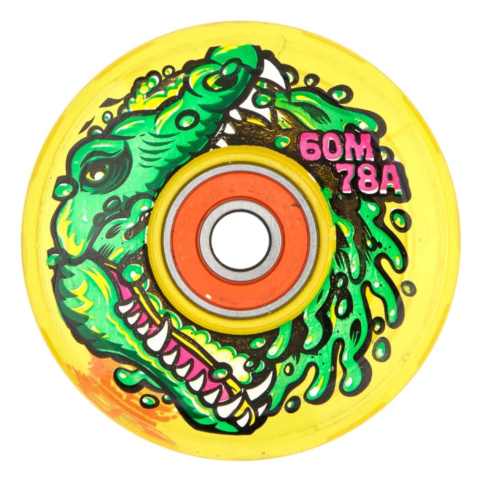 60mm Gator Swamp Spew Light Ups Yellow LED OG Slime 78a