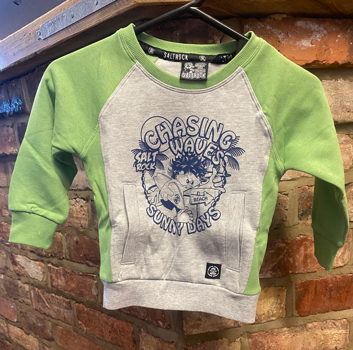 SALTROCK TODDLER CHASING WAVES SWEAT TOP