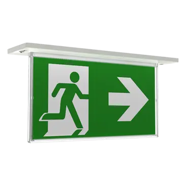 Ansell ARAZLED/LI/3M/DA Razzo Lithium Recessed Exit Sign