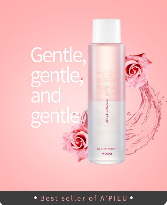 A'pieu Mineral Sweet Rose Lip & Eye Remover 250ml