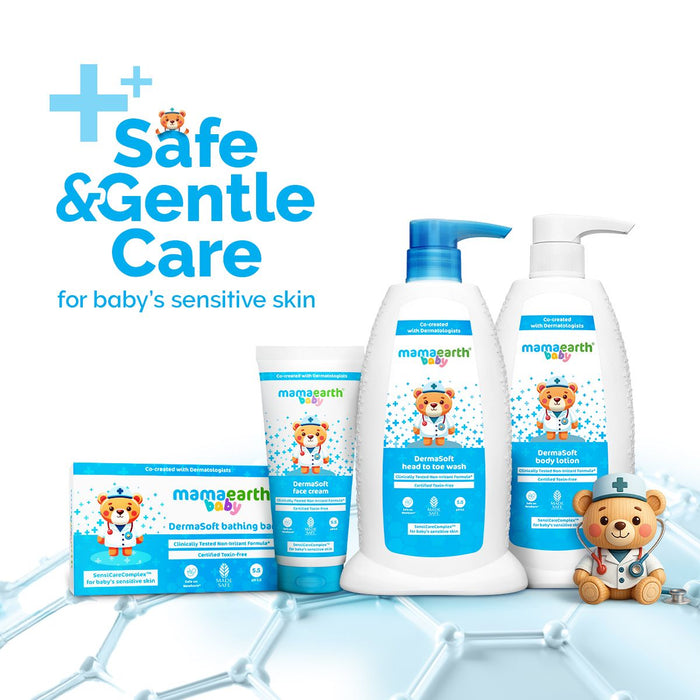 Baby DermaSoft Head to Toe Wash for Baby's Sensitive Skin - 250 ml