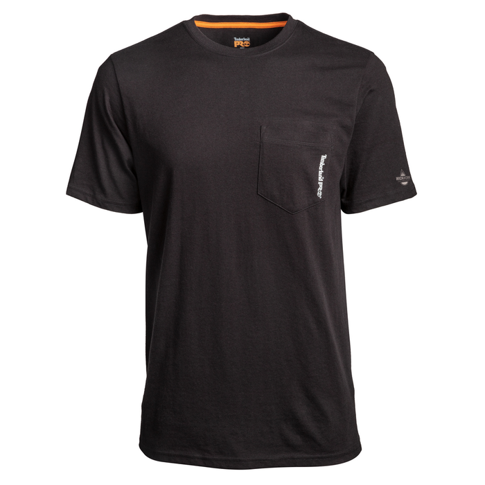 BASE PLATE BLENDED SHORT-SLEEVE T-SHIRT (BIG/TALL) - 015-Jet Black | Timberland PRO TB0A1OZ4