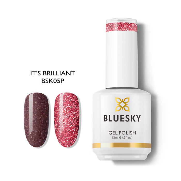 Bluesky Gel Polish Sparkle Chic Collection 15ml BSK05 IT'S BRILLIANT