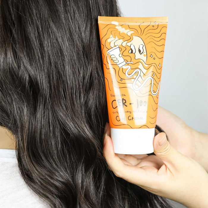 Elizavecca CER-100 Collagen Coating Hair A+ Muscle Curl Cream Nudie Glow Australia