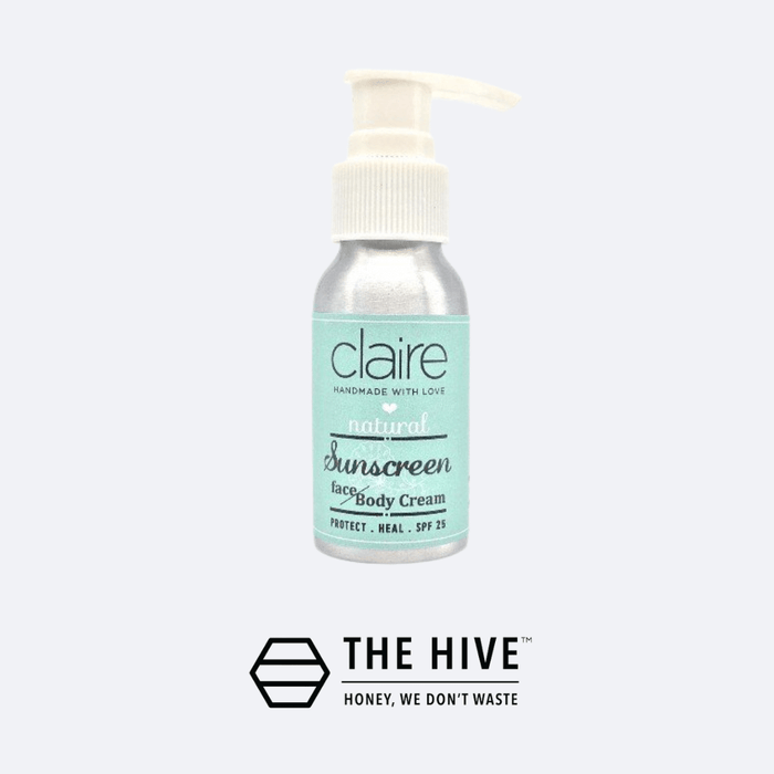 Claire Organics Sunscreen Face & Body Cream - Thehivebulkfoods