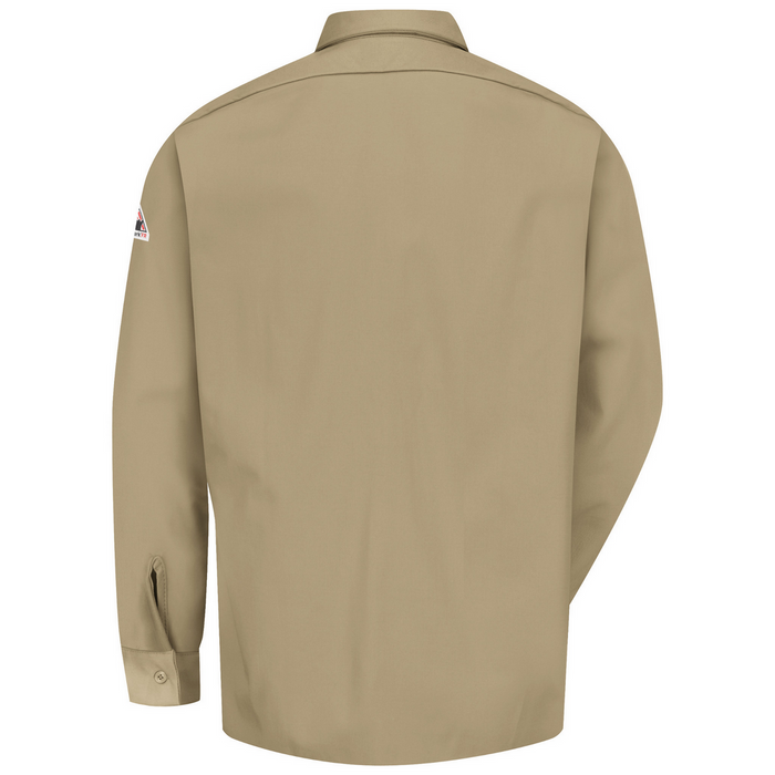 COMFORTOUCH EXCEL FR WORK SHIRT - KH-Khaki | Bulwark SLW2