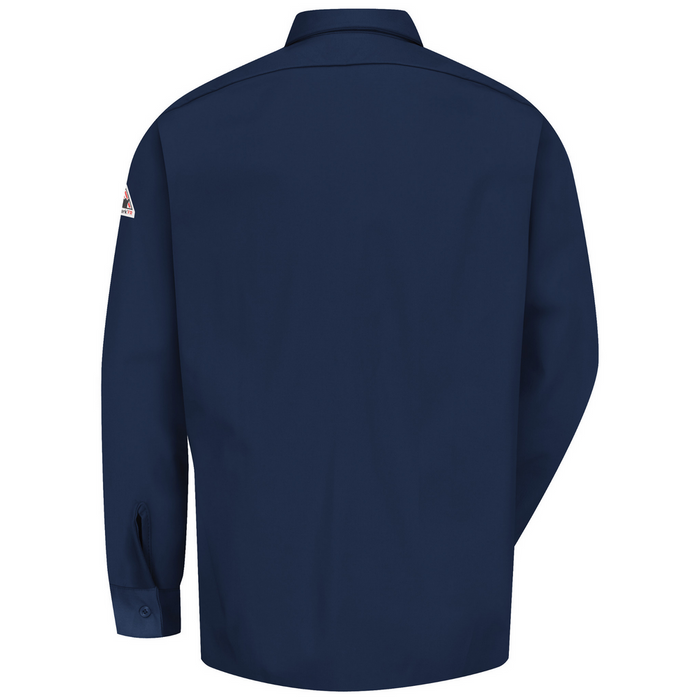 COMFORTOUCH EXCEL FR WORK SHIRT - NV-Navy | Bulwark SLW2