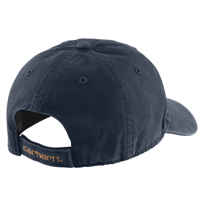 COTTON CANVAS CAP - 412-Navy | Carhartt 103938