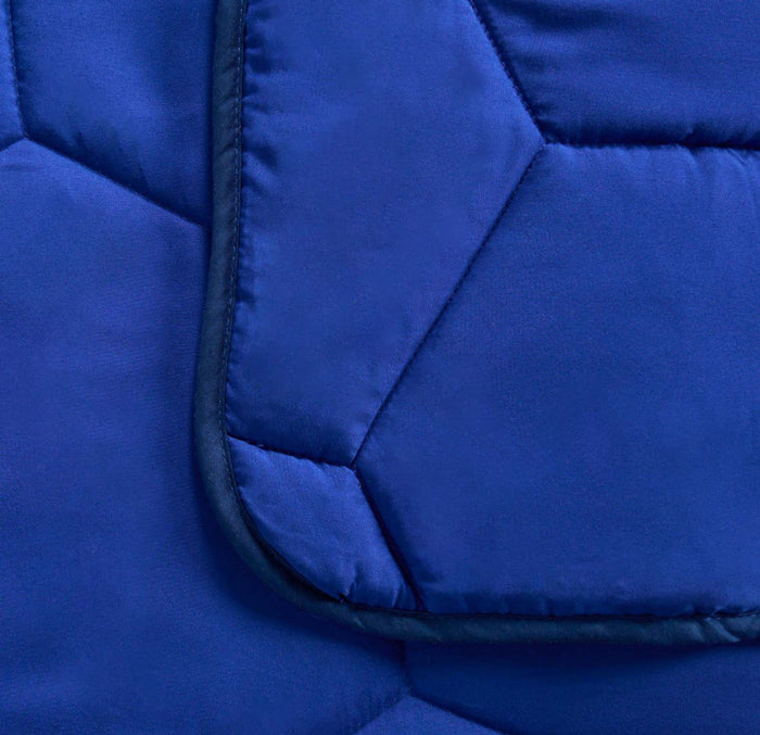 Coverless Honeycomb Quilted 7.5 Tog Duvet Set Blue 🇬🇧