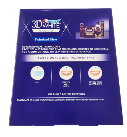 Crest40-Piece 3D WhiteStrips Dental Whitening Kit crest