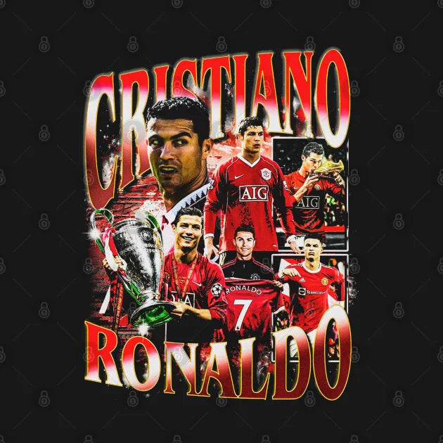 Cristiano Ronaldo Retro Bootleg Hoodie