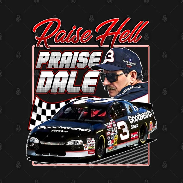 Dale Earnhardt Raise Hell Praise Retro 90S Hoodie