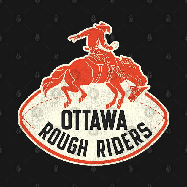 Defunct Ottawa Rough Riders Football Team Hoodie