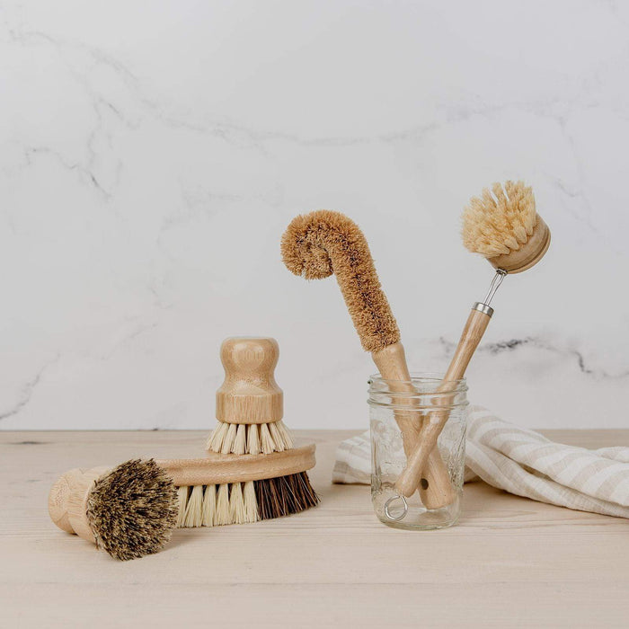 Zero Waste Store Dish Scrubber - Bamboo Dish Brush, Bamboo, Plastic Free, Compostable