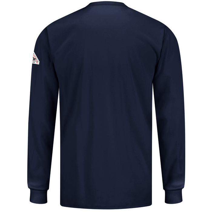 EXCEL FR LONG SLEEVE LIGHTWEIGHT T-SHIRT - NV-Navy | Bulwark SET2