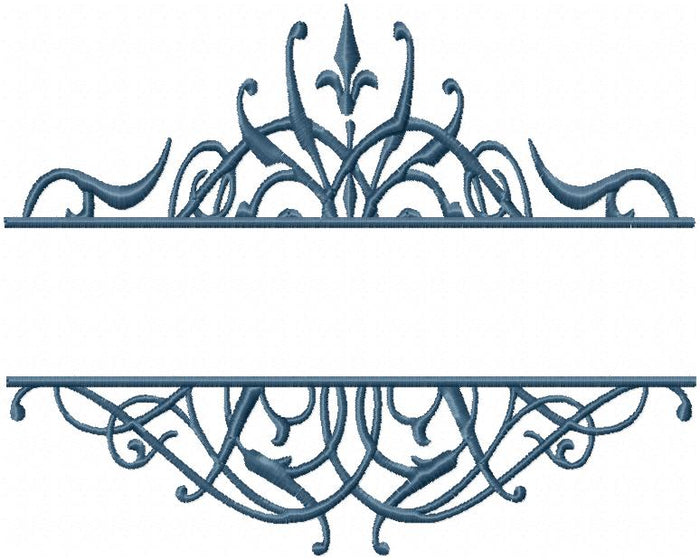 FILIGREE SPLIT NAME FRAME