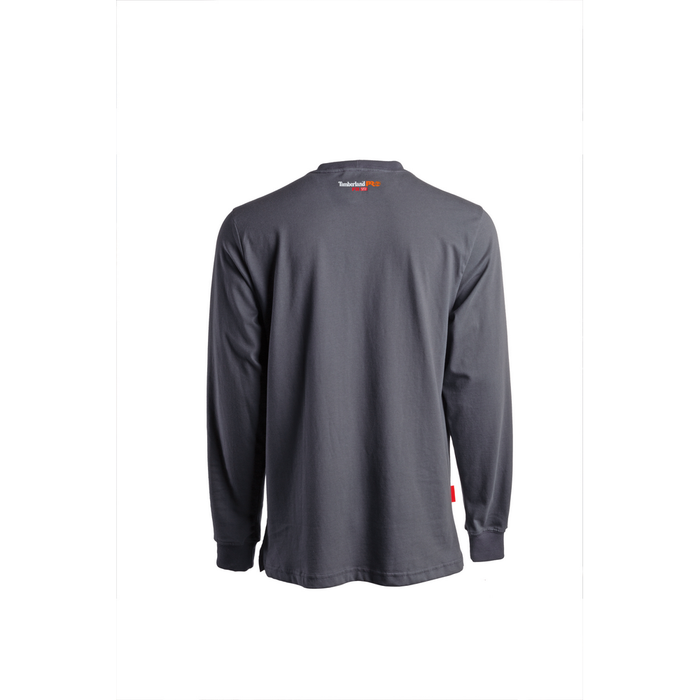 FLAME RESISTANT COTTON CORE POCKET T-SHIRT WITH SLEEVE LOGO (BIG/TALL) - 003-Charcoal | Timberland PRO TB0A1VE1