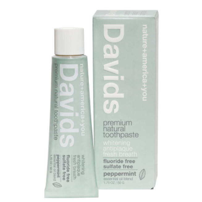 Fluoride Free Travel Size Peppermint Toothpaste
