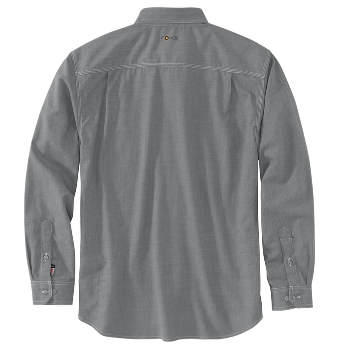 FR FORCE ORIGINAL FIT LONG SLEEVE SHIRT - GRY-Gray | Carhartt 104138