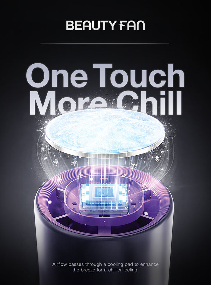 Handheld Turbo Air Conditioner Beauty Fan - product view 8