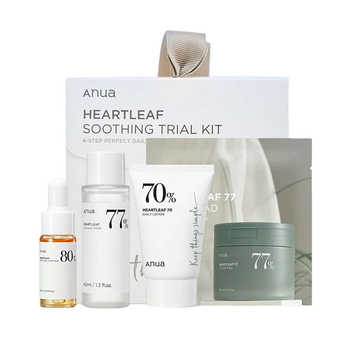 Anua Heartleaf Soothing Trial Kit Nudie Glow Australia