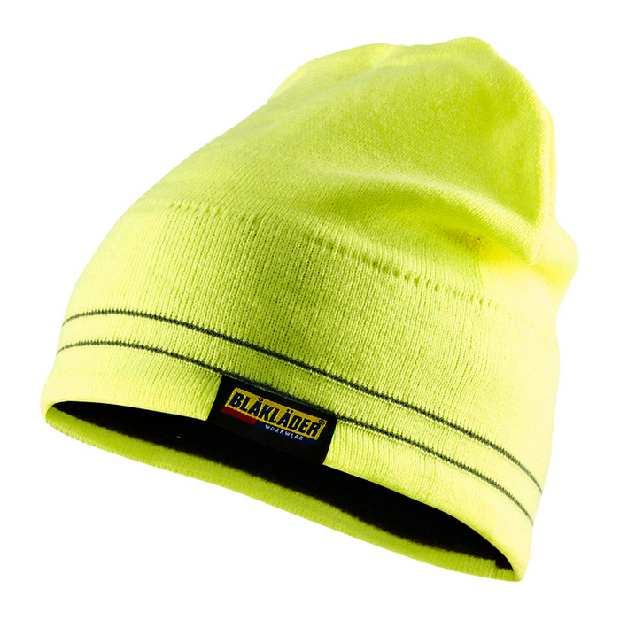 HI-VIS REFLECTIVE BEANIE - 3300-Hi-Vis Yellow | Blaklader 20074001