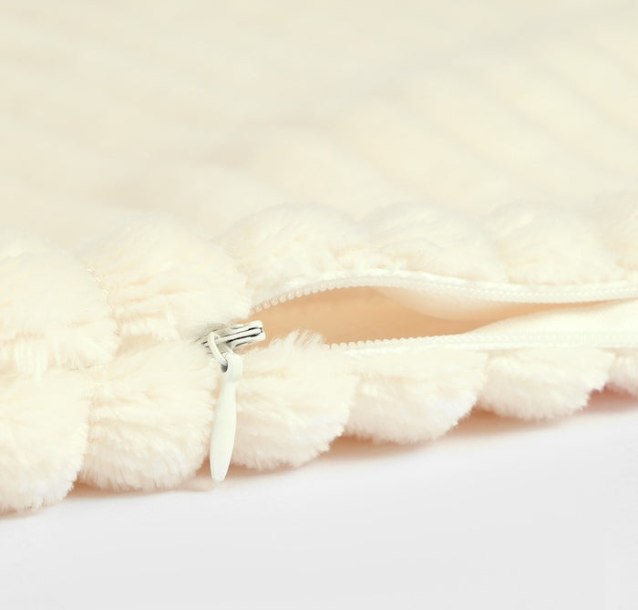 Jumbo Cord Ribbed Cushion Covers - Cream 🇬🇧
