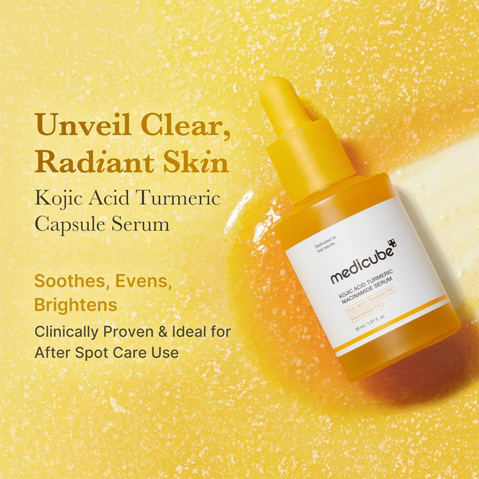 Medicube Kojic Acid Turmeric Niacinamide Serum Nudie Glow Australia
