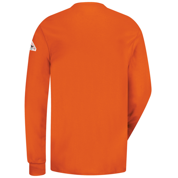 LONG SLEEVE FR LIGHTWEIGHT HENLEY - OR-Orange | Bulwark SEL2