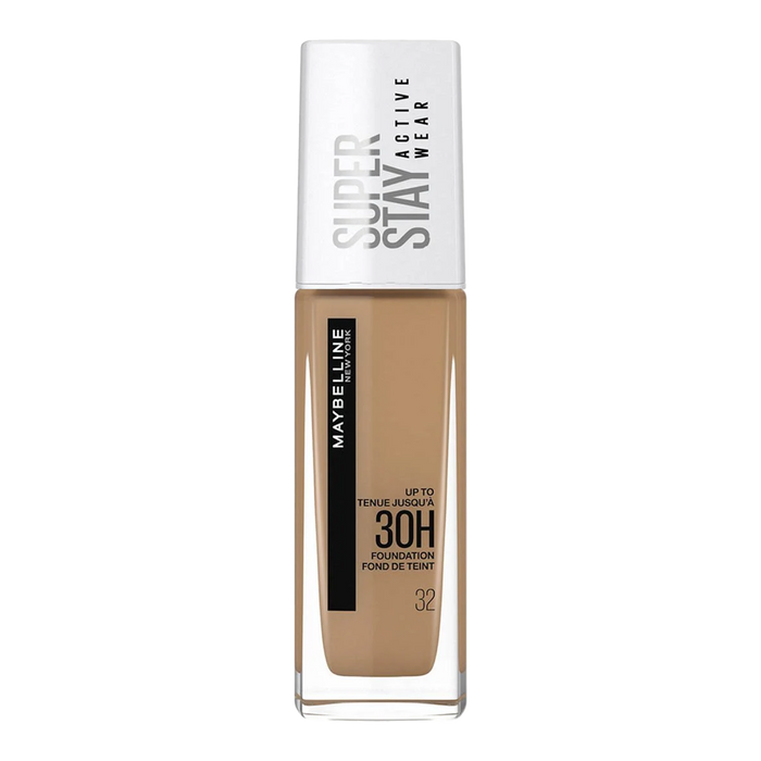 Maybelline Super Stay 30H Foundation 32 GOLDEN – full coverage, matte, oil-free and transfer-resistant makeup
