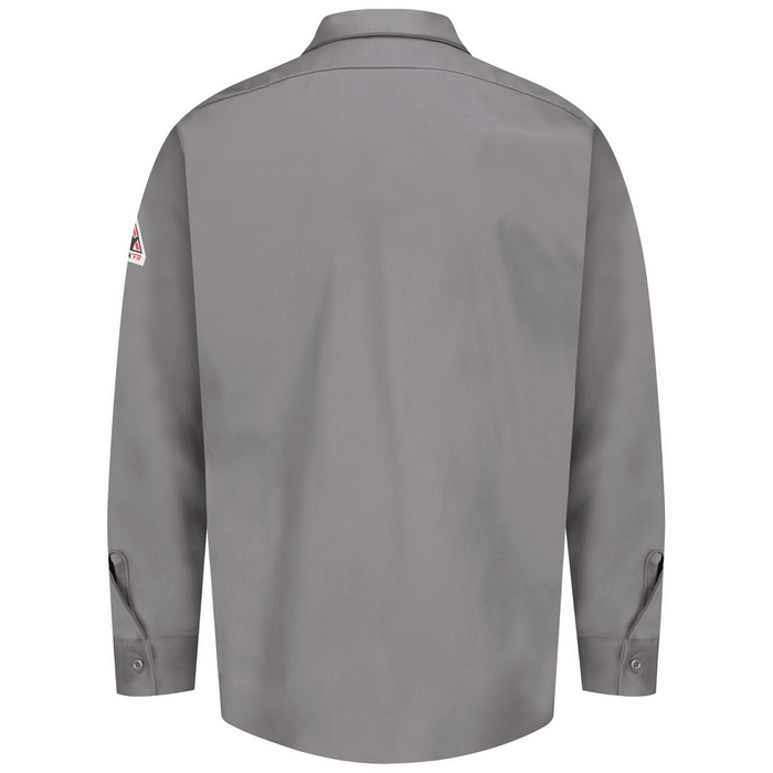 MIDWEIGHT EXCEL FR WORK SHIRT - SY-Silver Grey | Bulwark SEW2