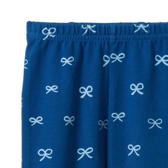 Nature Baby Legging Ribbons Blue Print