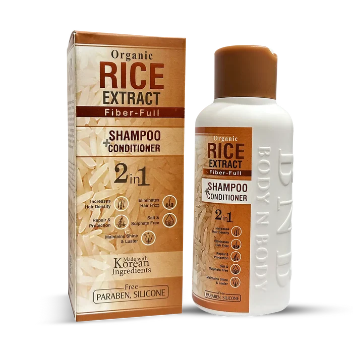 Organic Rice Extract Shampoo + Conditioner
