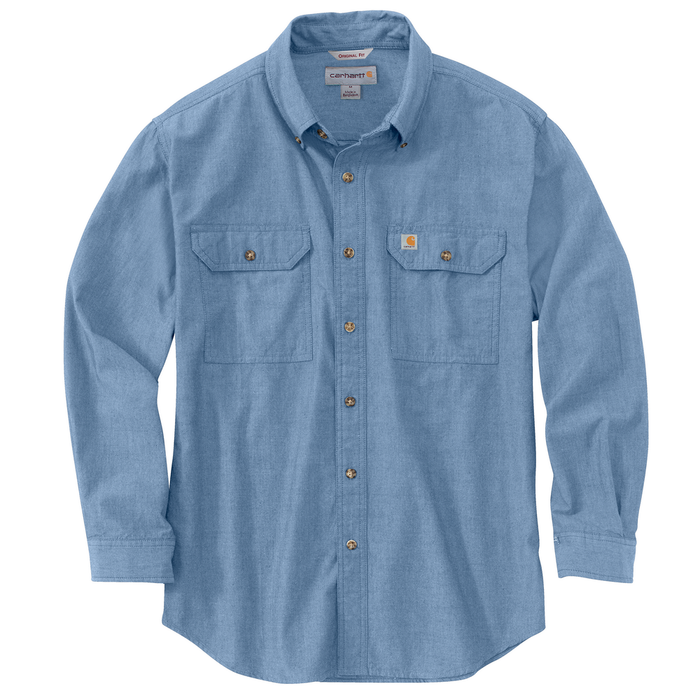 ORIGINAL FIT LONG SLEEVE SHIRT - CBL-Blue Chambray | Carhartt 104368