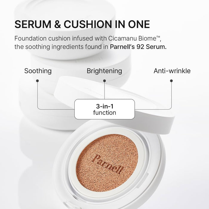 Parnell Cicamanu Serum Cushion 14g 34W Tan
