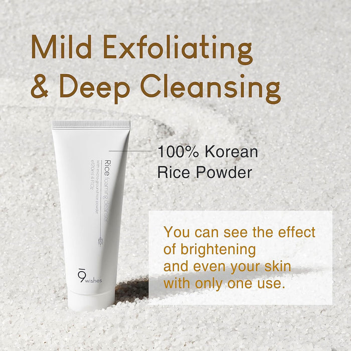 9Wishes Rice Foaming Cleanser Nudie Glow Australia