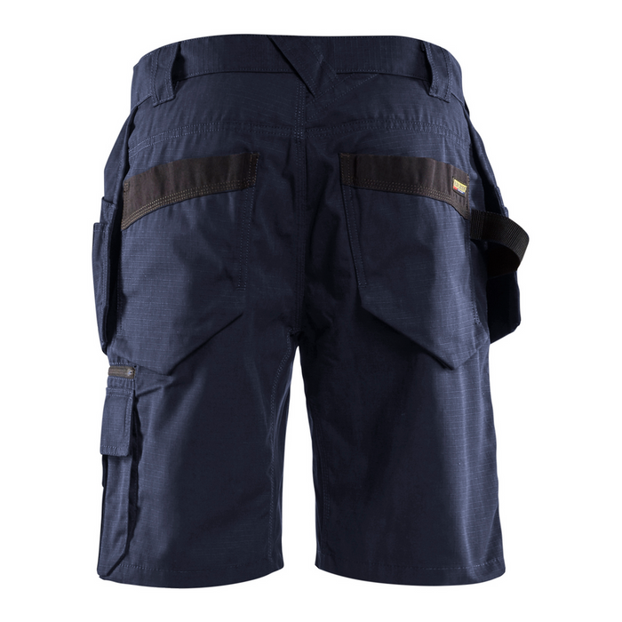 RIP STOP SHORTS WITH STRETCH AND UTILITY POCKETS - 8600-Navy Blue | Blaklader 16371330