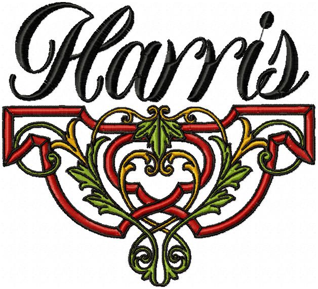 Stained Glass Look Embroidery Design