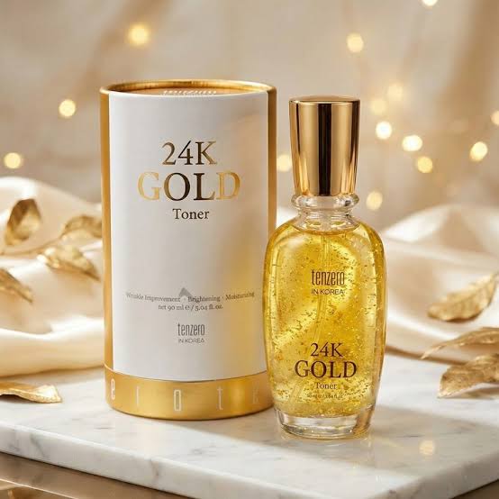 Tenzero 24K Gold Toner 90ml Wrinkle, Brightening, Boosting