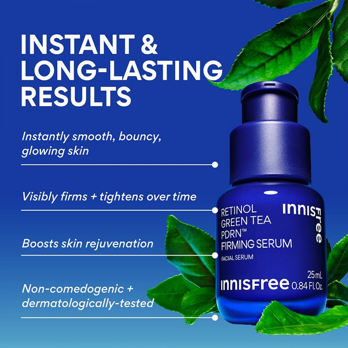 instant and long-lasting results Green Tea PDRN™ Firming Serum benefits