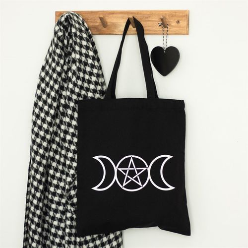 Triple Moon Polycotton Tote Bag 🇬🇧