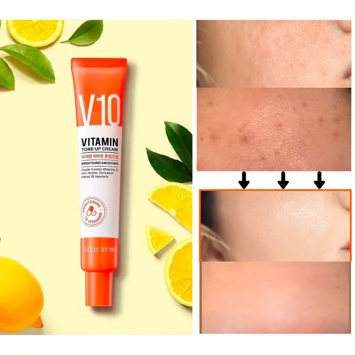 SOME BY MI V10 Vitamin Tone-Up Cream Nudie Glow Australia