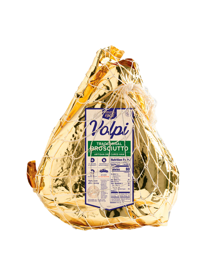 Volpi Traditional Boneless Prosciutto Americano - approx. 11 lbs