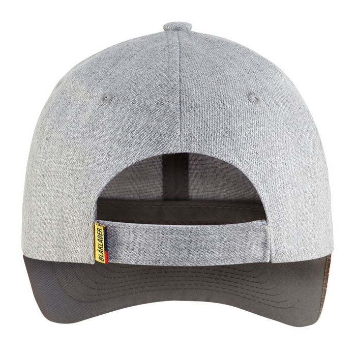 WOOL BASEBALL CAP - 9000-Grey Melange | Blaklader 20542870