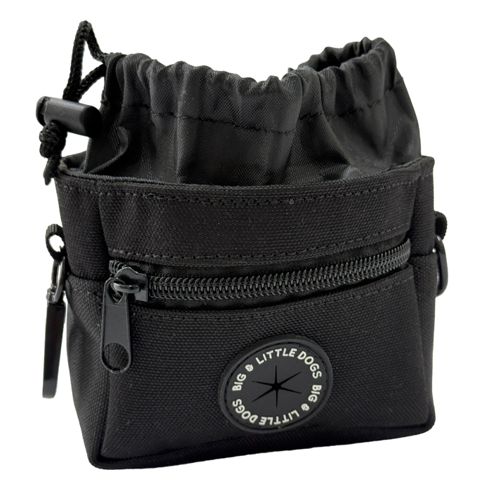 2-IN-1 TREAT POUCH: Black