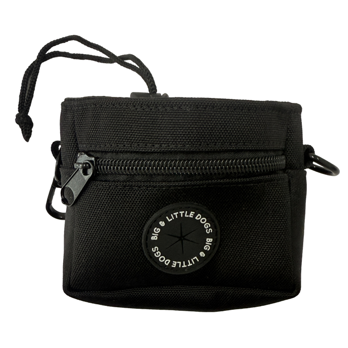2-IN-1 TREAT POUCH: Black