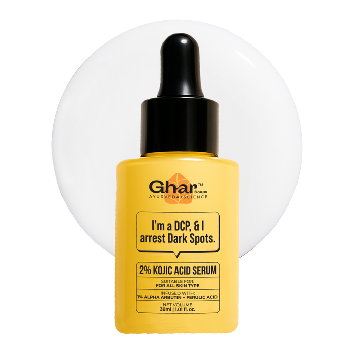 2% kojic acid serum infused with 1% alpha arbutin to reduce pigmentation