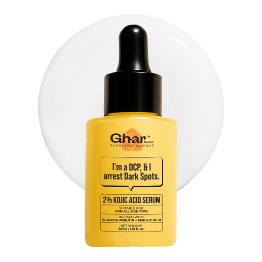 2% kojic acid serum infused with 1% alpha arbutin to reduce pigmentation